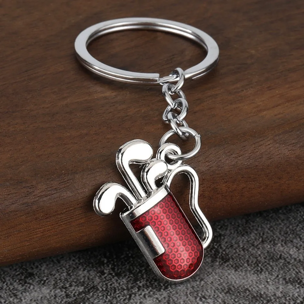 Porte-clés de golf créatif, design classique, en alliage métallique, style sportif, pendentif de golf amusant, cadeau d'anniversaire