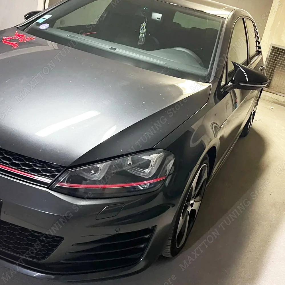 2 Stück M4 Spiegelkappen für VW Golf 7 7.5 MK7 7.5 Facelift TSI TDI GTI R GTD Basis 2013–2020 Rückspiegelabdeckung Fall GlossTuning – Detail 7