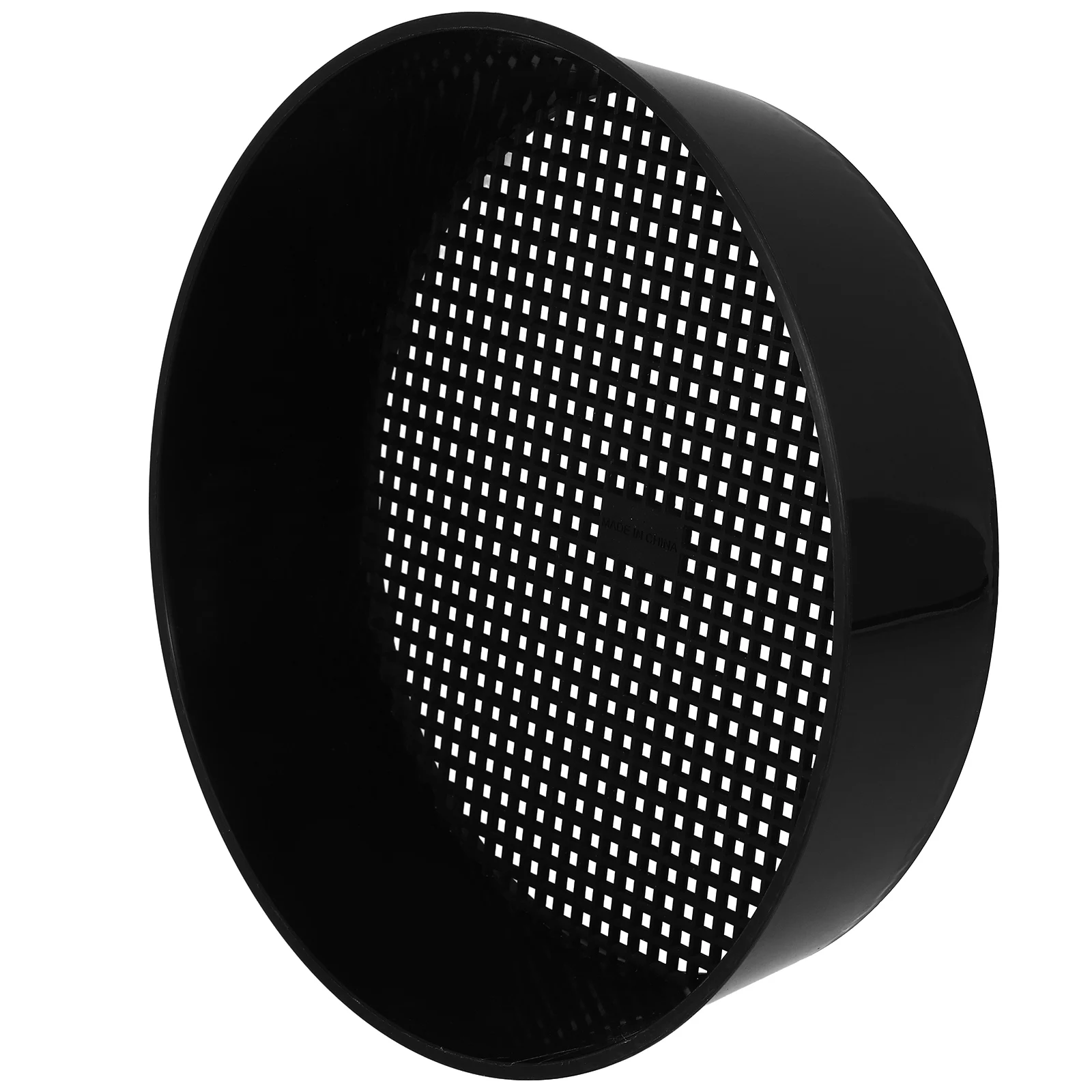 

Soil Screen Fine Coarse Mesh Sifter Particle Sieve Black Plastic Drum Garden Rock Sand Compost Large Dirt Separator Efficient