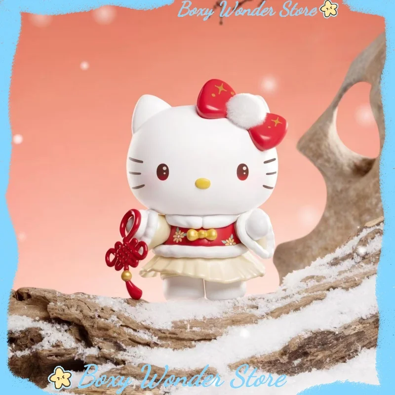 

Authentic Sanrio Seasons Festive Attirers Series Blind Box Figurine Decoration Decorative Item Collectible Gift For Girls