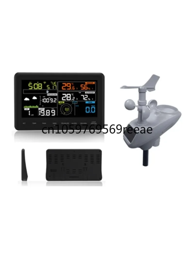 Aw006 Professional Color Wifi App Weather Station/Wind Sensor/Ultrasonic Anemometer