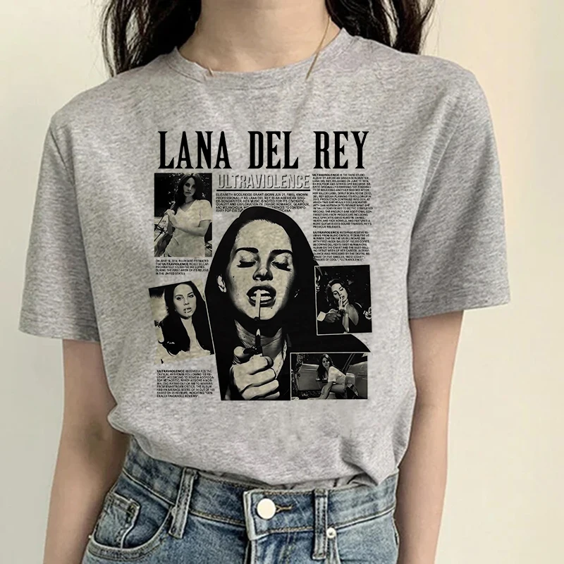 Fashion Singer Lana Del Rey Ldr Sailing Graphics T Shirt Harajuku Women Vintage Short-Sleeve T-Shirt Streetwear Female Tshirt