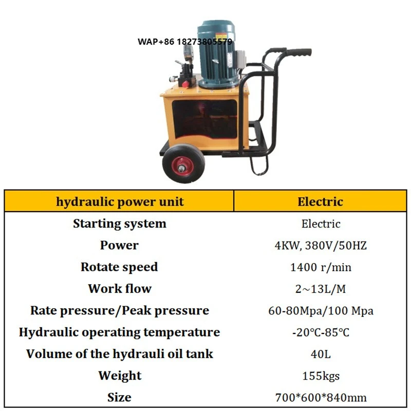 Concrete Splitter Hydraulic Stone Splitter Rock Splitter for Granite Quarry