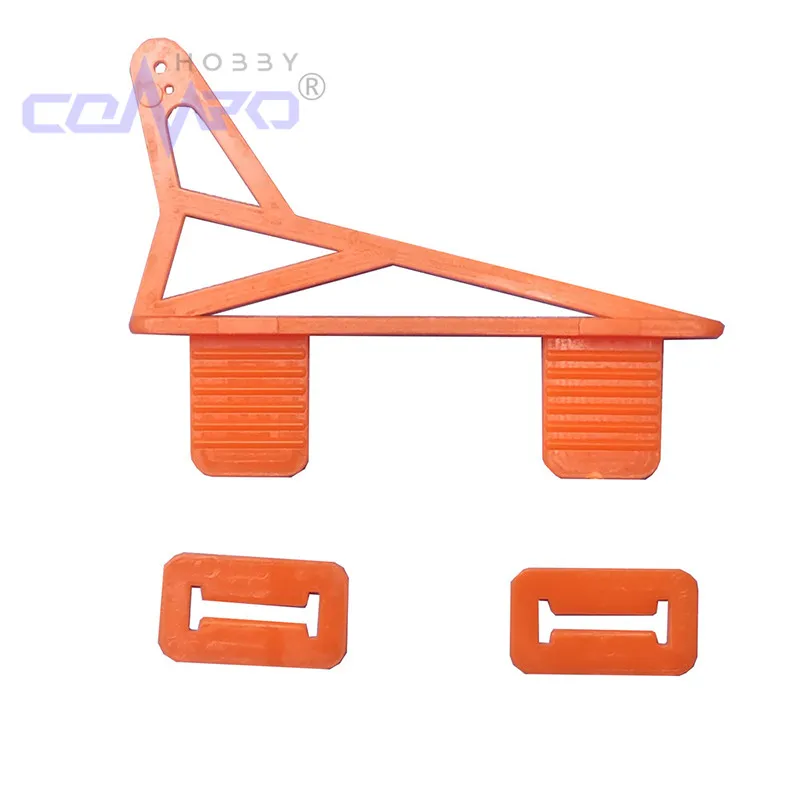 

20 Pcs Ultra Light Horns Color Orange/Grey For KT foam Fixed Wing RC Aircraft Model Plane Replacement Accessories