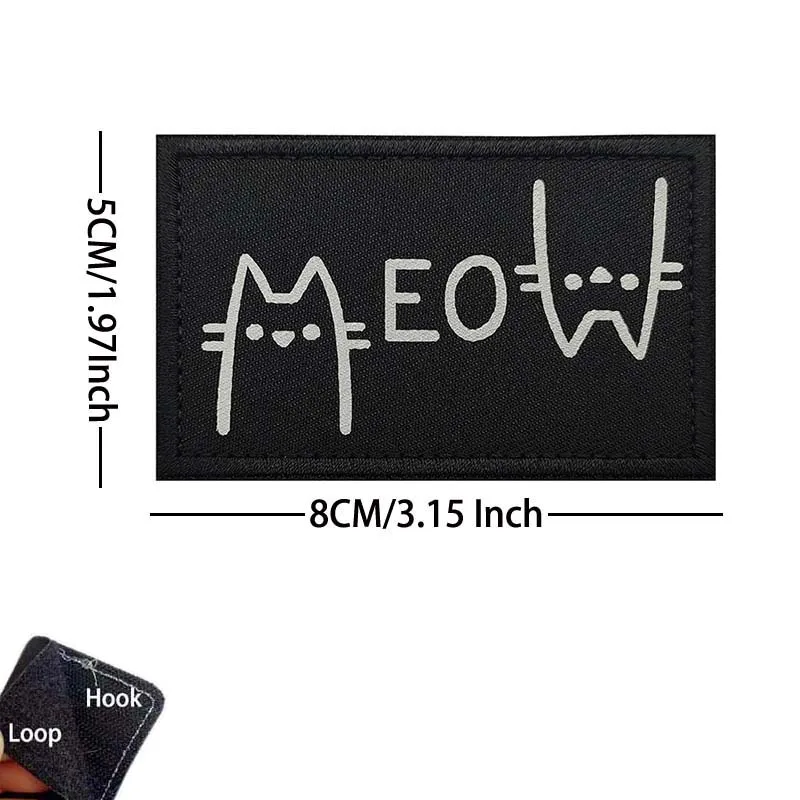 Cartoon Patches Hook and Loop Applique