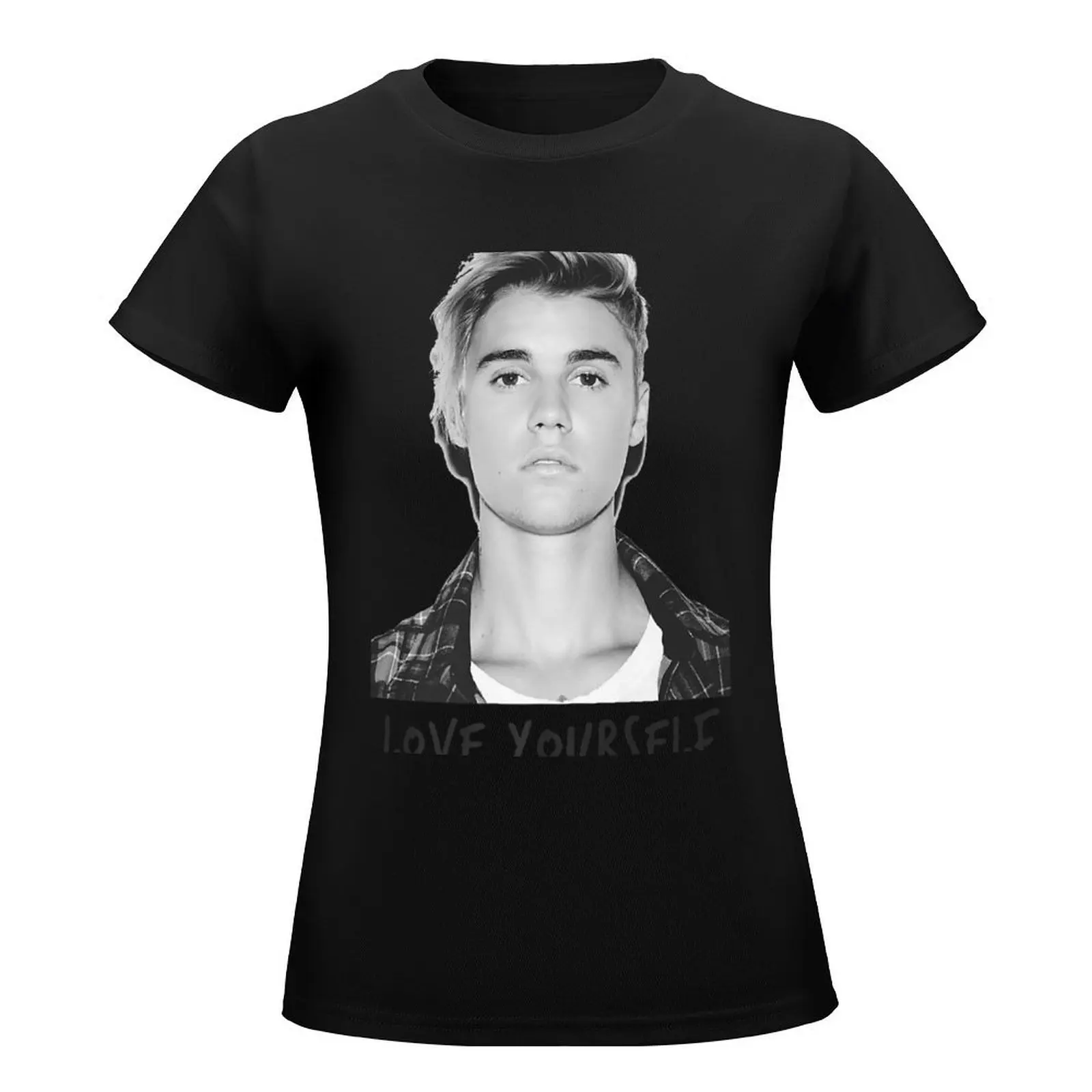 Justin Bieber Official Love Yourself Premium T-Shirt plus sizes customs design your own anime kawaii clothes Women's tops