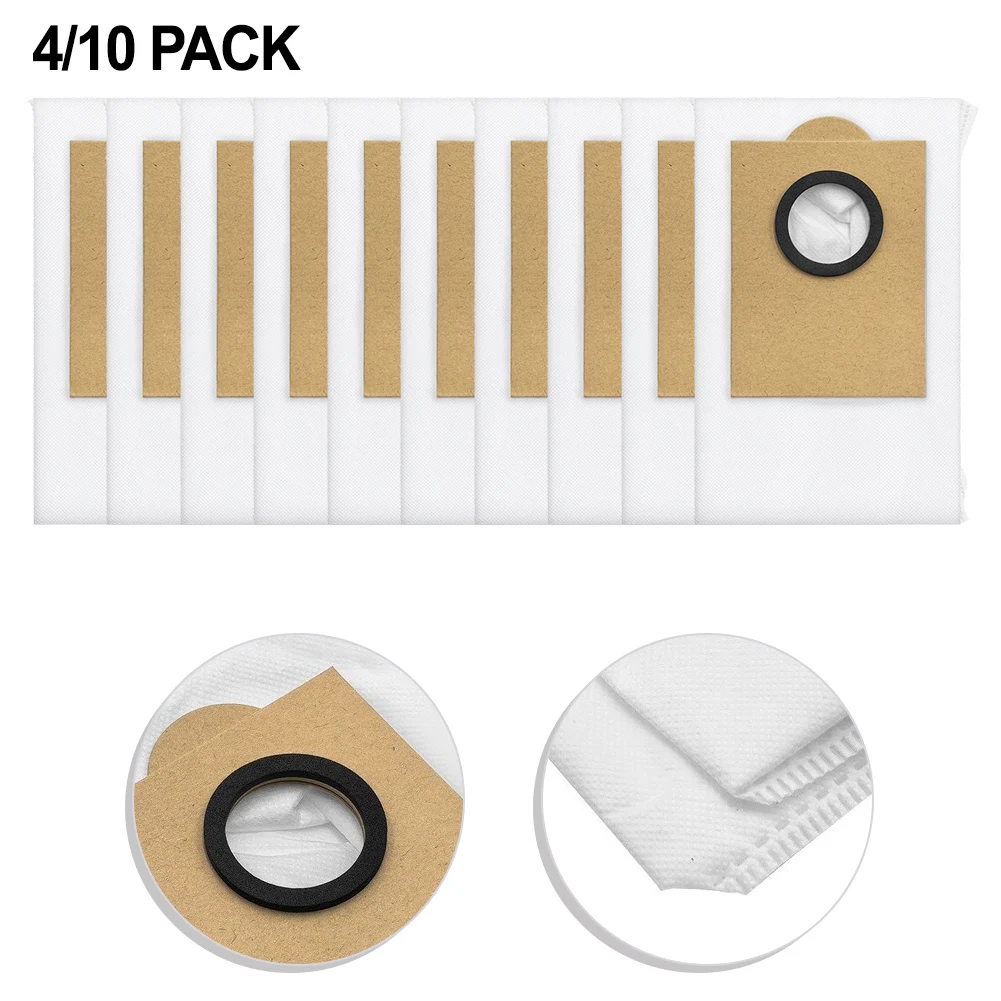 4/10Pcs Dust Bags For Lefant M5 Pro / M5 Max / M5 Vacuum Cleaner Bag Replacement Parts Household Cleaning Supplies