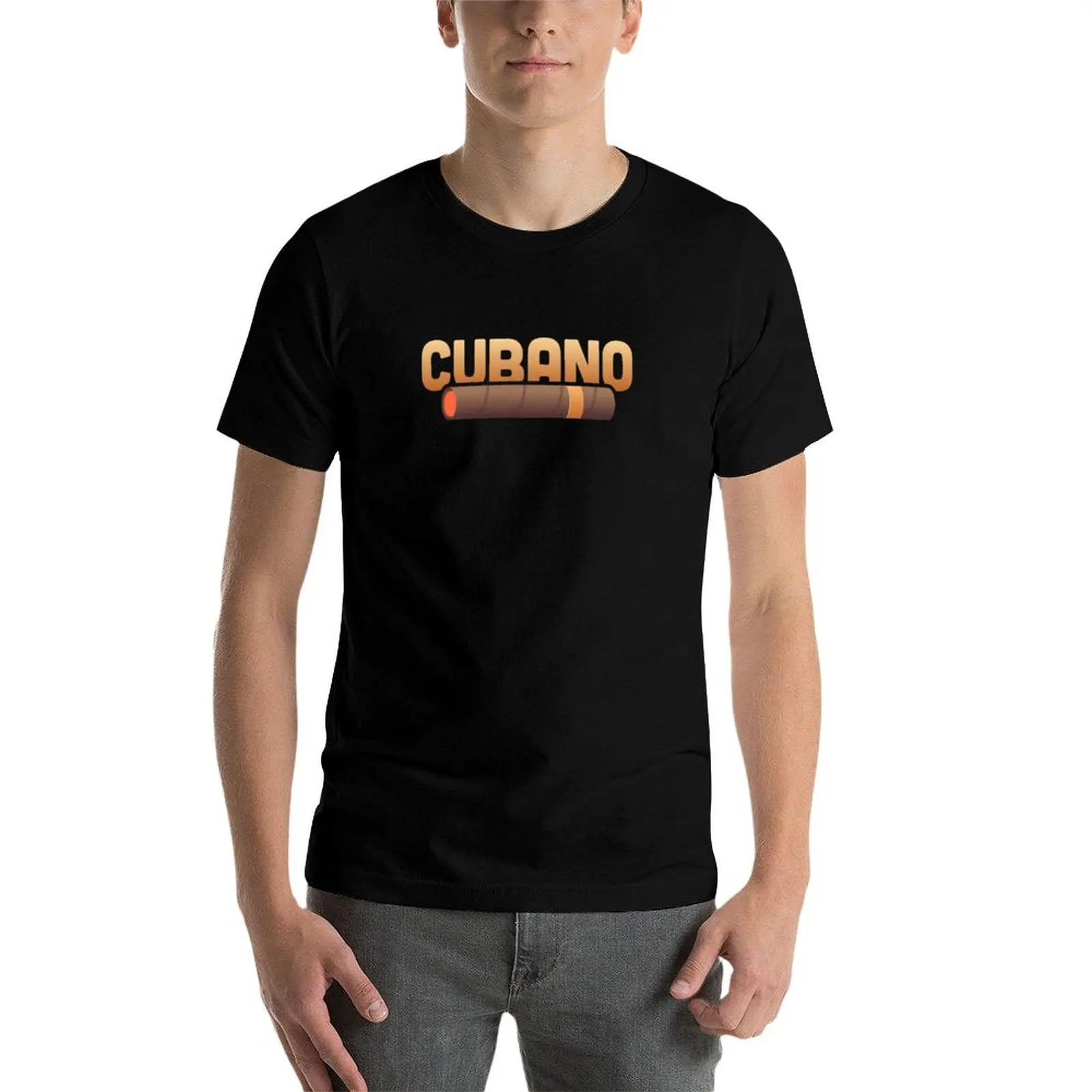 Cubano - Cuban Cigar / Cigar Smoking T-Shirt Trendy Pattern T-Shirt for Men view 4