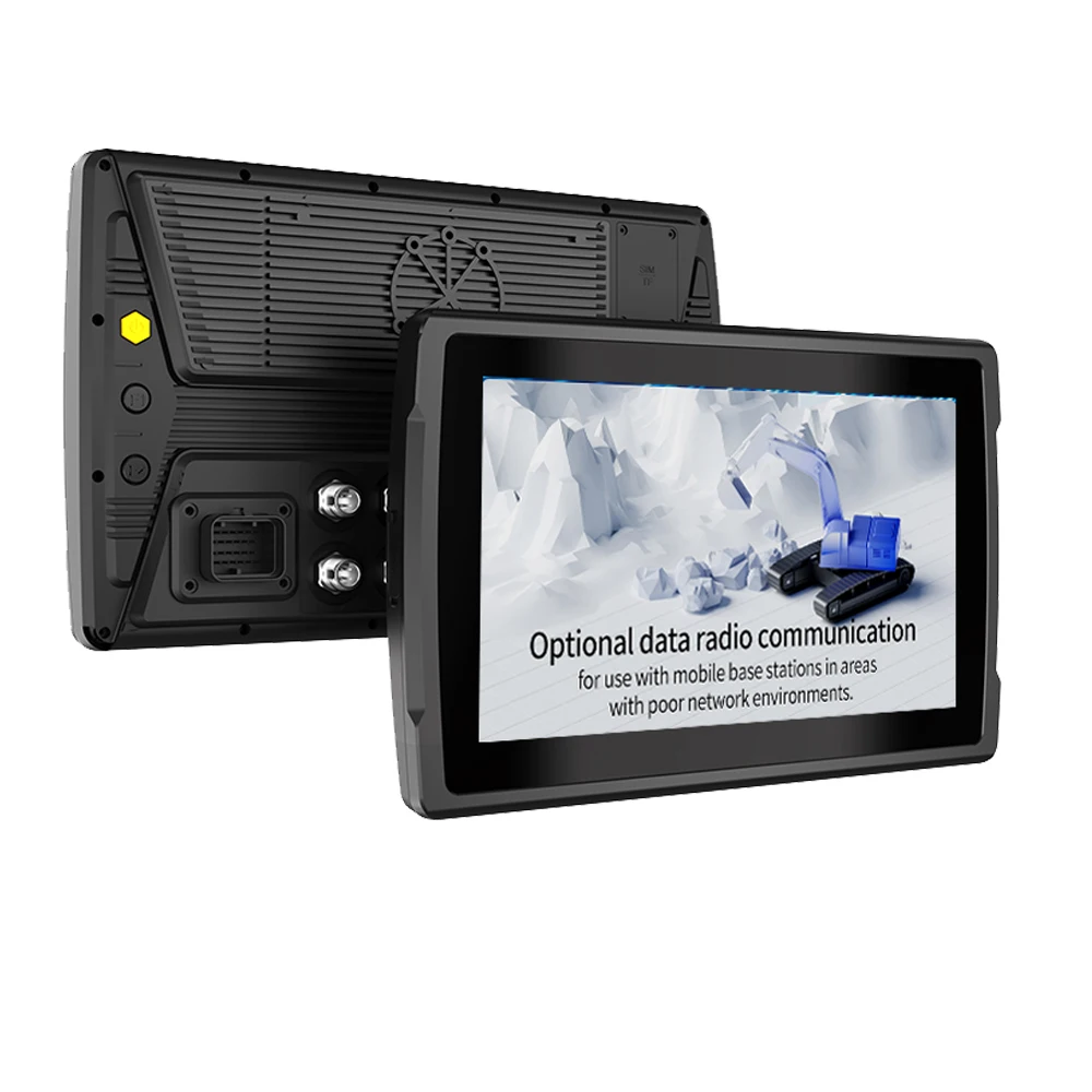 2026 new 10 inch IP67 reinforced vehicle Linux tablet agricultural navigation display tractor guidance system V12R