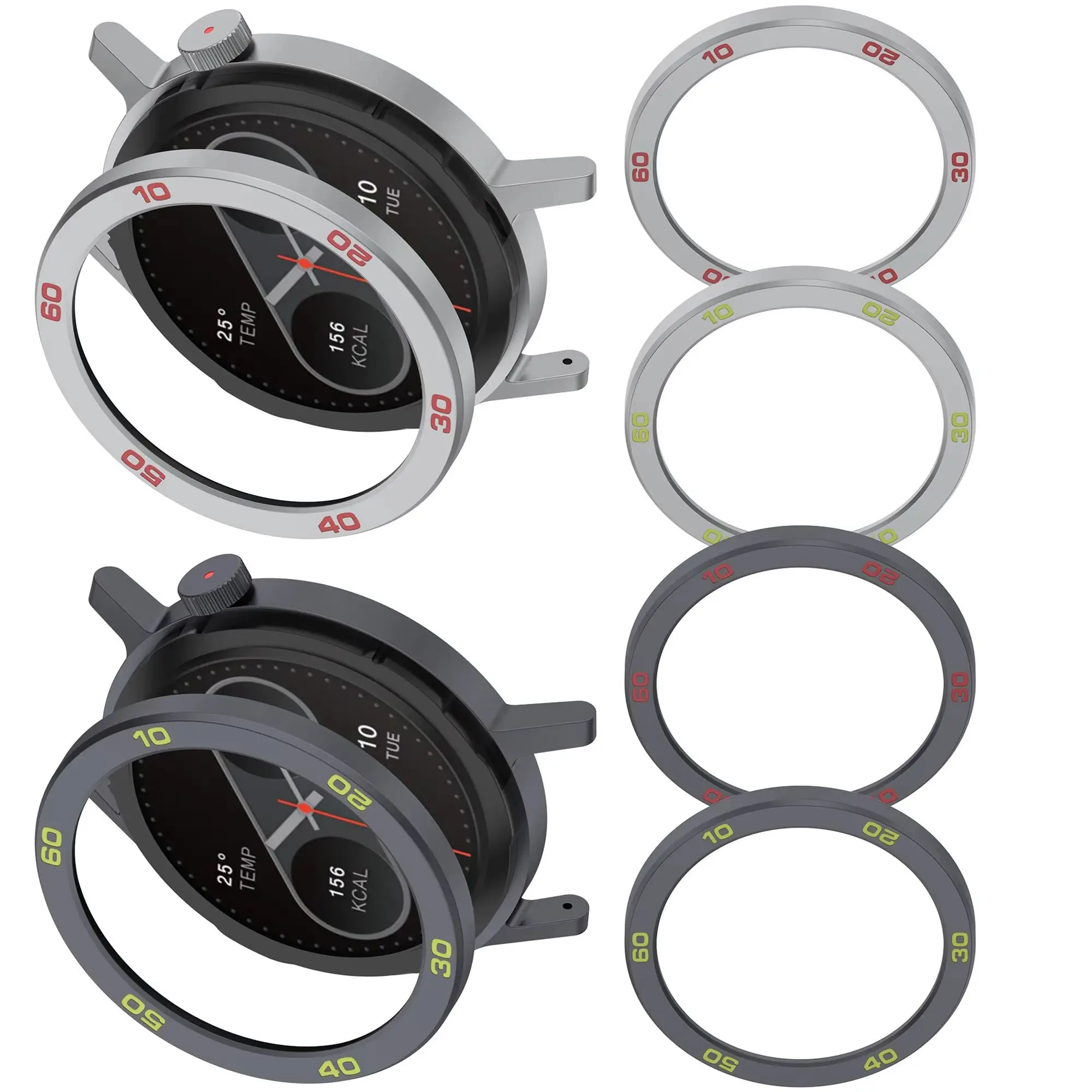For CMF Watch Pro2 Metal BezelCMF BY NOTHING Watch Pro2 Watch Replacement Bezel Case Anti-Scratch And Anti-Drop
