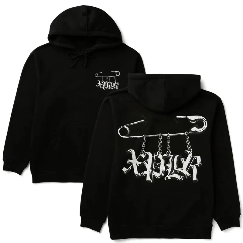 XPLR Sam and Colby Punk Badge Hoodie Unisex Casual Sweatshirt
