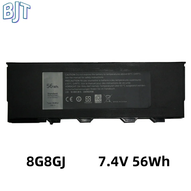 

7.4V 56Wh New 8G8GJ Laptop Battery for Dell Latitude 12 Rugged Extreme 7204 14 7404 Notebook NJTCH 03NVTG 3NVTG 451-BBJJ VD0FX