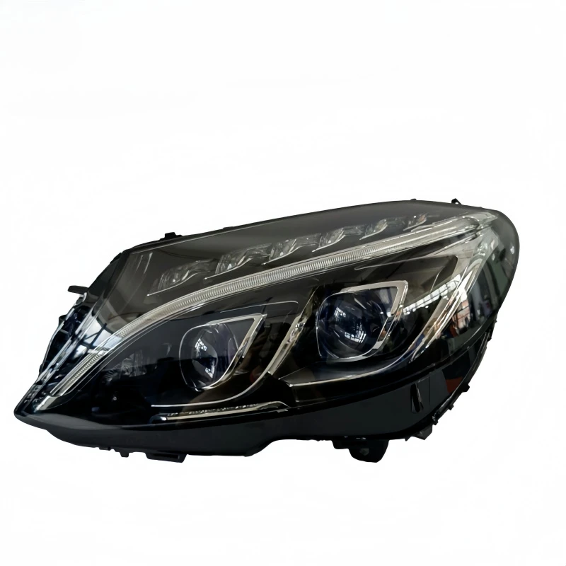 Original For Mercedes-Benz C-Class AMG Headlight Lens 2014-2018 Matrix Headlamp for C300 AMG C43 C63 W205 Geometric Light New