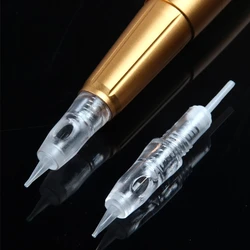 10pcs/bag Professional Screw Tattoo Needle Eyebrows Disposable Tattoo Cartridge Needles for Permanent Makeup Machine Tattoo Pen