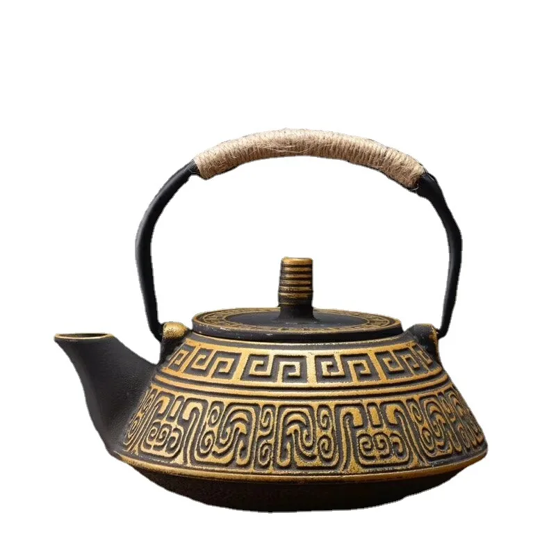 Imagem -04 - Bule de Ferro Fundido para Água Fervente Chaleira Japonesa Teaware de Cozinha Acessórios para Cerimônia Chinesa 900ml