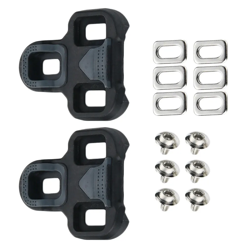 

Bicycle Pedal Lock Durable Safe Cycling Cleats Large Surface Transfer Faster Replacement Bike Treadle