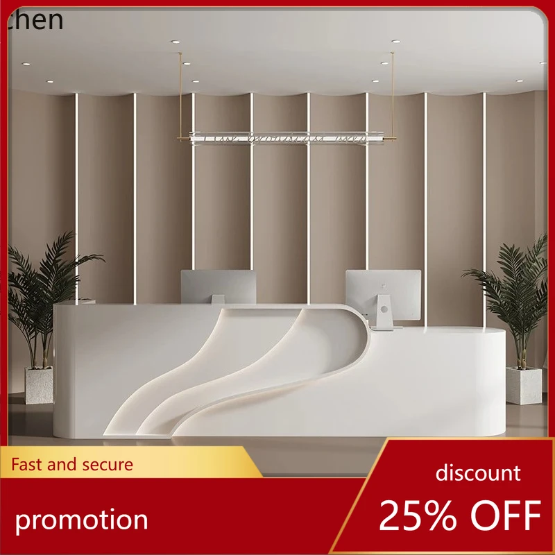 

HT high-end light luxury bar checkout page Front desk Company reception Beauty salon Clothing store Billiards hall Yoga studio