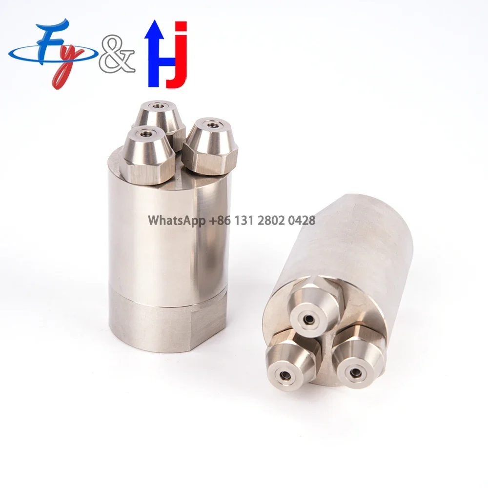 

Stainless steel three hole siphon nozzle base siphon nozzle head with base gas oil atomization fuel atomization nozzle