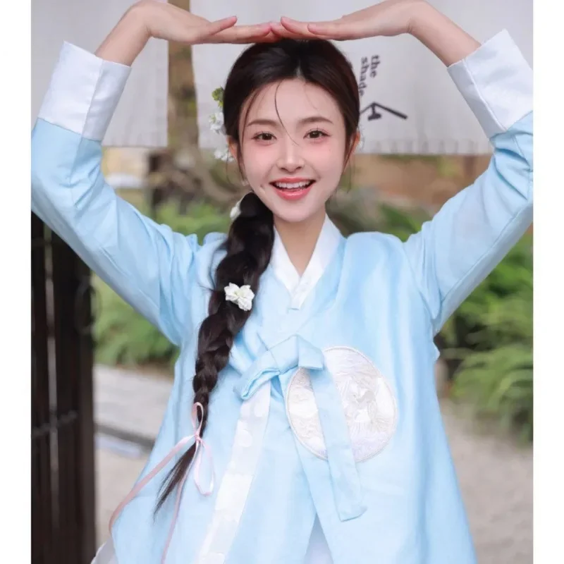 Korean Women's Hanbok Dress Traditional Palace Princess Wedding  Party Stage Dance Costume