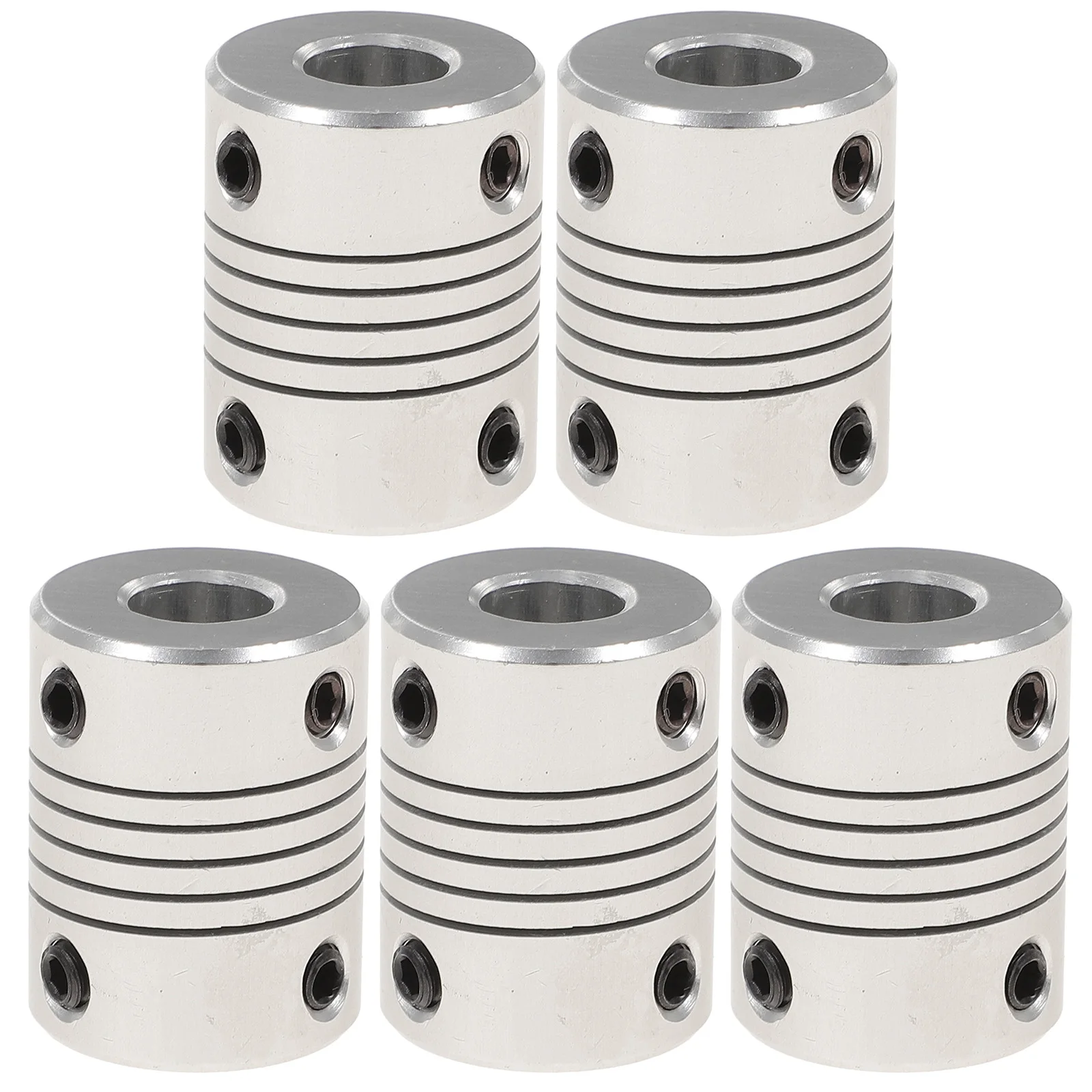 

5Pcs Shaft Coupler Aluminum Alloy Flexible Coupling for 3D Printer Cnc Machine Motor Connector Flexible Shaft Coupling
