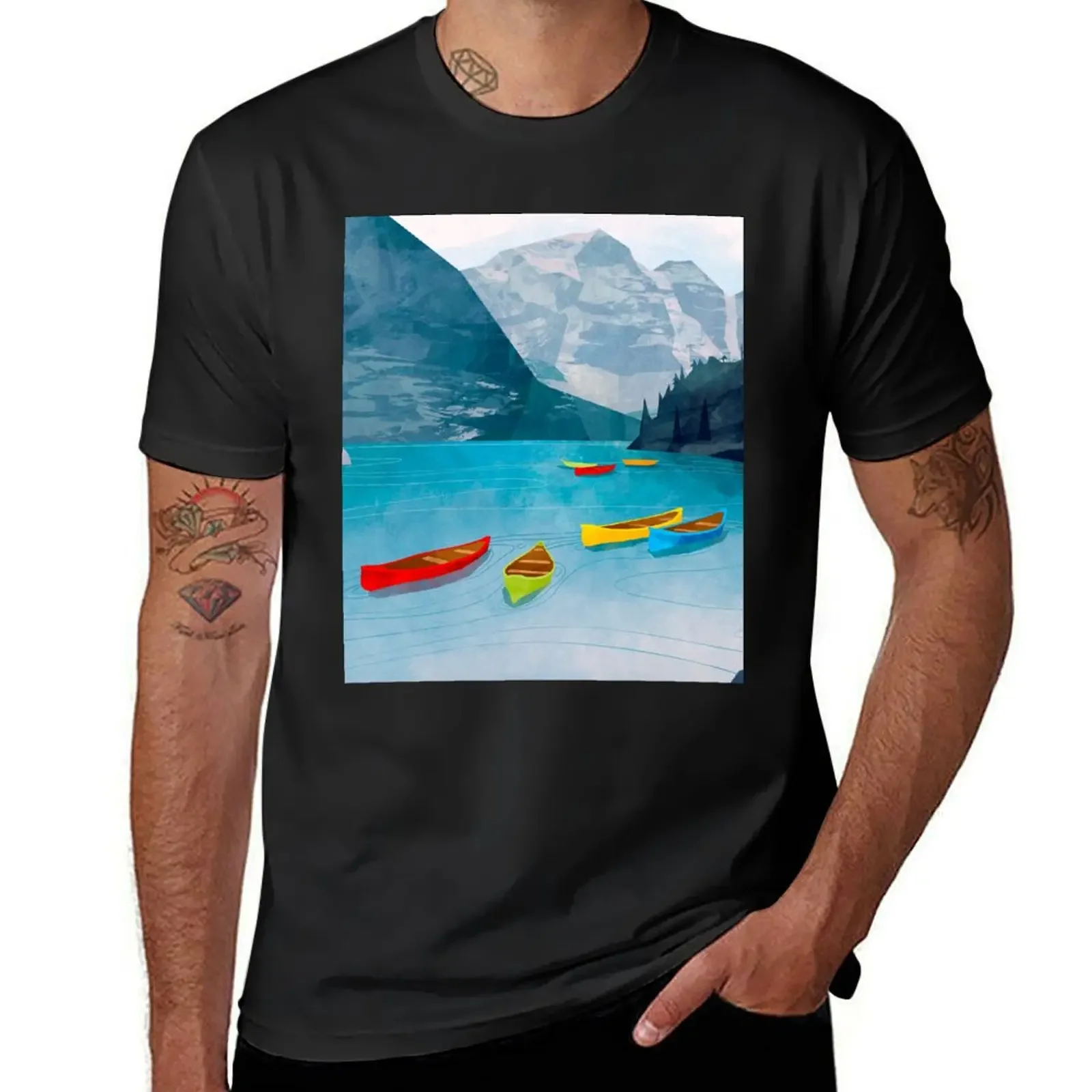 

Canadian Canoes T-Shirt custom shirt quick drying vintage sublime workout shirts for men