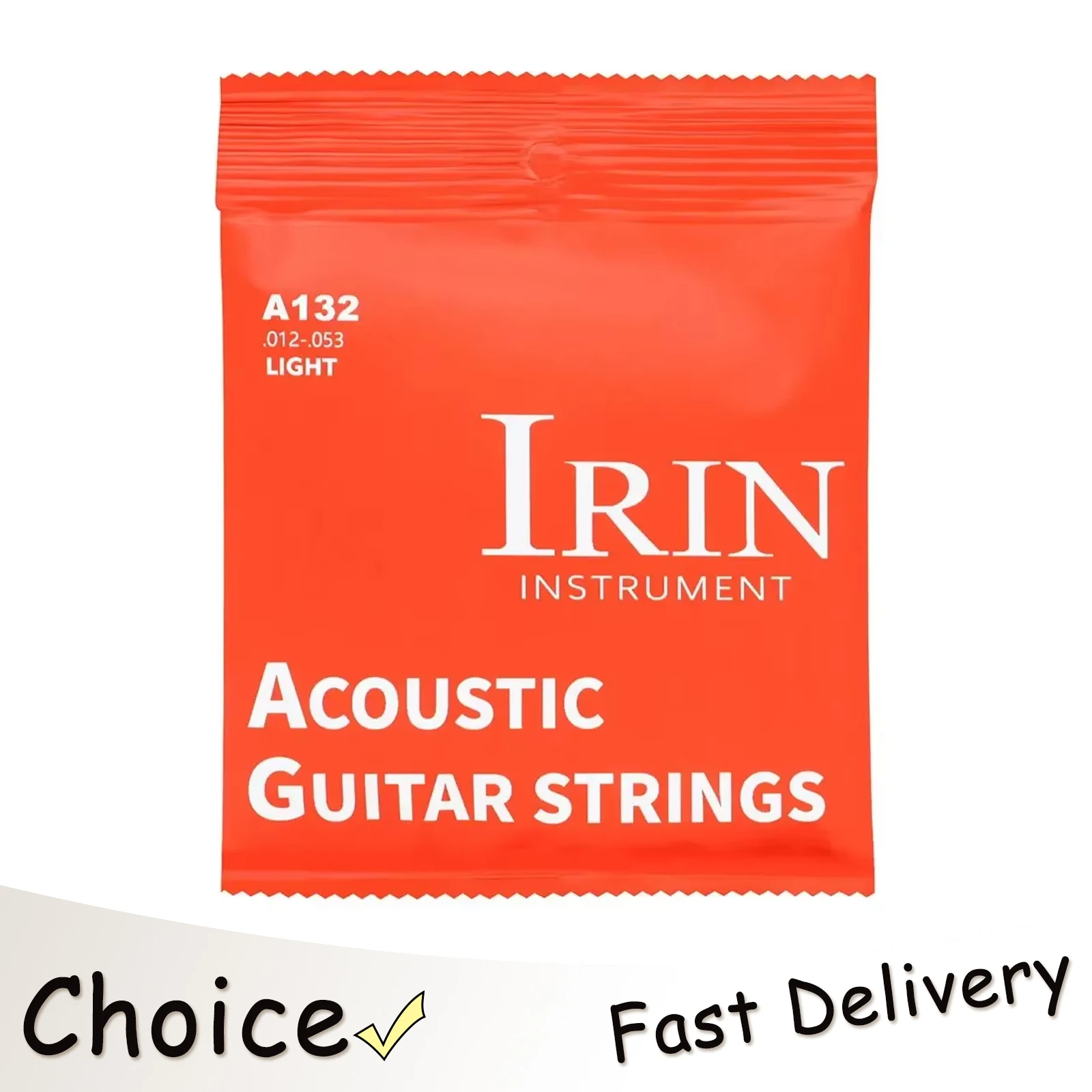 IRIN Acoustic Guitar Strings High Carbon Alloy Beginner Practice Strings Red Copper Wrap Folk Acoustic Guitar Accessories