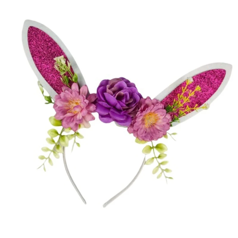 Role Hare Ear Headpiece Flexible Wire Structure Themed Party Accessory For many Ages