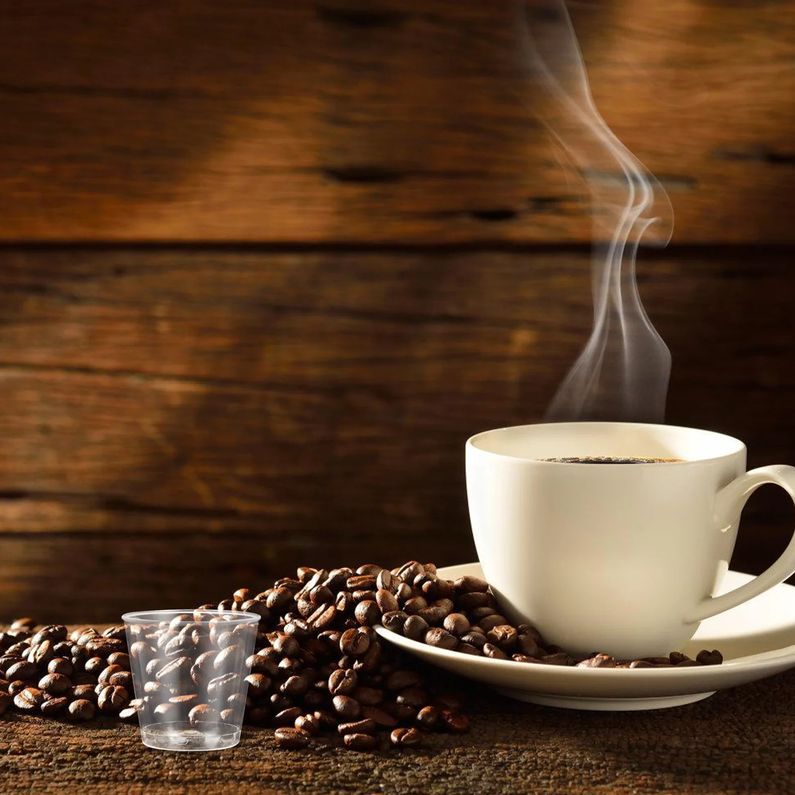 

50Pcs Disposable Sample Cups 30Ml Thickened Clear Plastic Tasting Cups for Food Festivals Charcuterie Bars Condiments Jellies