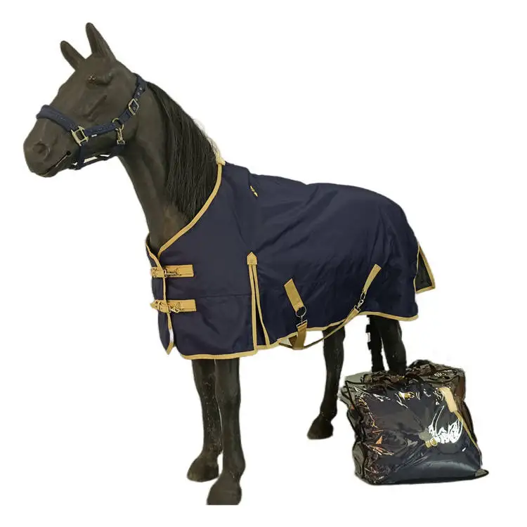 China Manufacture Horse Rugs Blanket Windproof Waterproof Turnout Cotton Heavy Weigh Fleece Stable Horse Riding Rugs