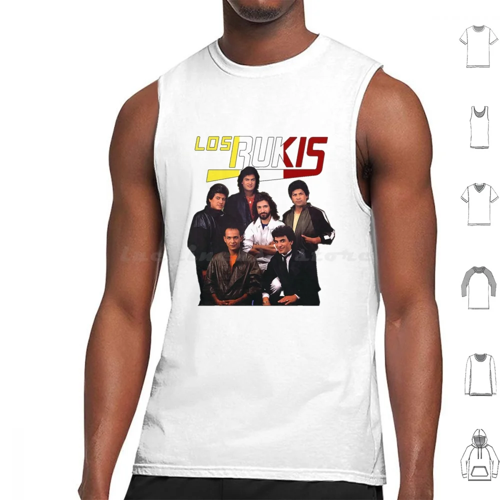 Retro Los Art Bukis Mix Band músico camisetas sin mangas chaleco sin mangas Los Bukis Bukis Bukis 90s Y Ahora Te Vas José Guadarrama