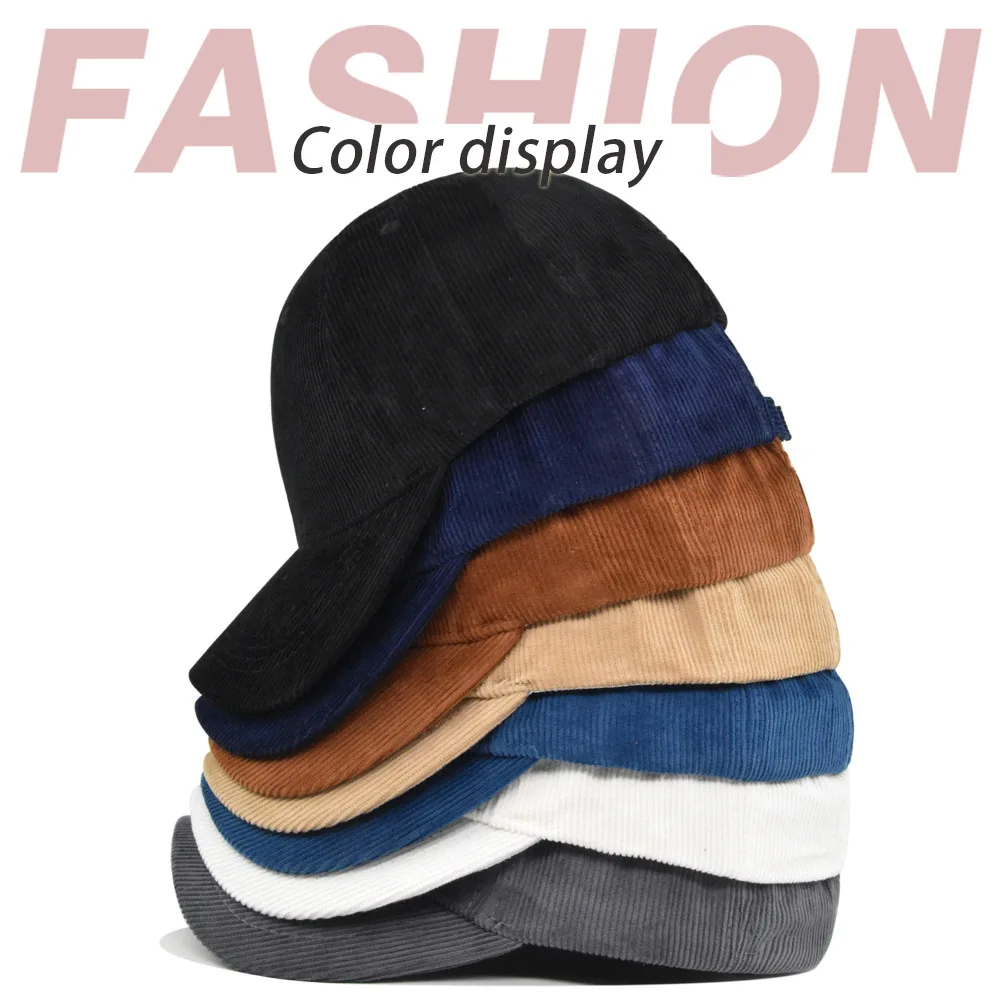 

Vintage Washed Distressed Baseball Cap Soft Top Dad Cap Personality Couple Curved Brim Solid Color Sun Hat