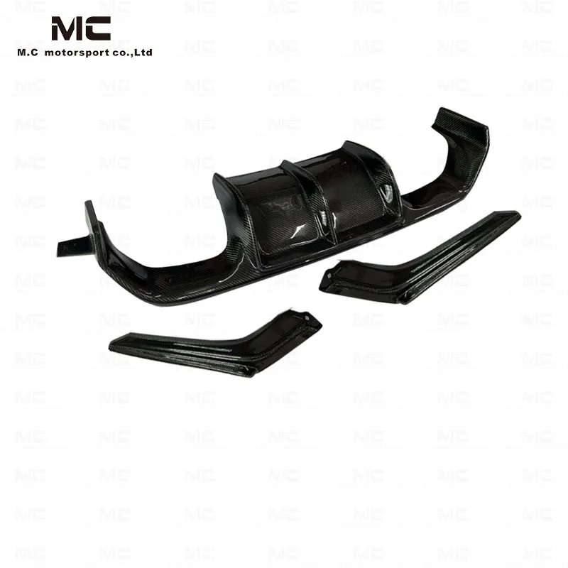 Discount V Type Auto Rear Bumper Diffuser Spoiler For F80 M3 F82 F83 M4 Car Styling Body Kit