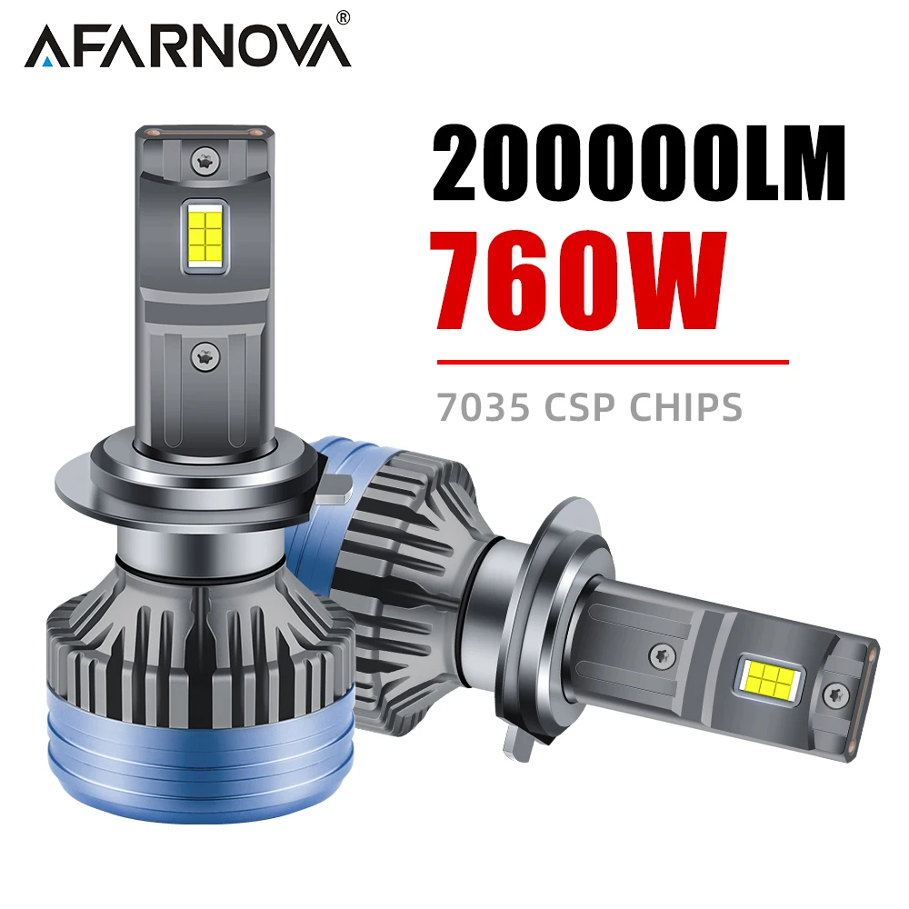 

Afarnova 760W H4 H7 Led Headlight 200000LM Led Lights For Car H1 H3 H8 H11 H13 HB3 HB4 9005 9006 9012 9007 Canbus Lights 12V