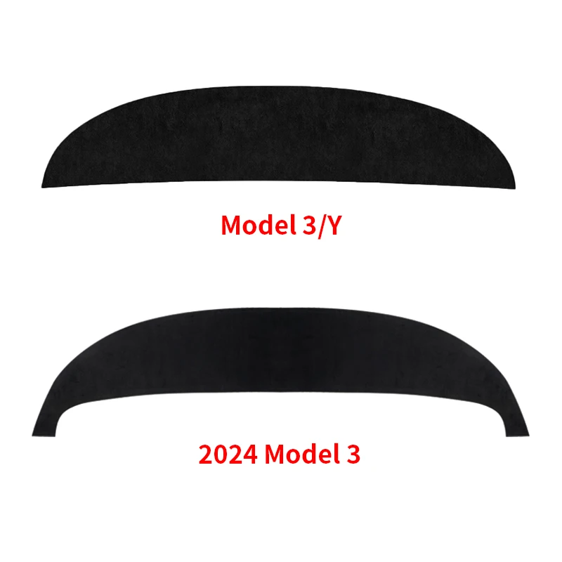 

For tesla model 3 Y anti uv dashboard cover Center Console Mat Protector Sunshade flannel dashboard cover pad