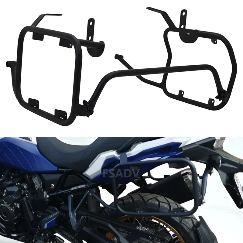 

800DE Luggage Rack Stainless Steel Pannier Top Case Bracket Toolbox Support Saddlebag Holder For Suzuki V-Strom 800DE 800SE