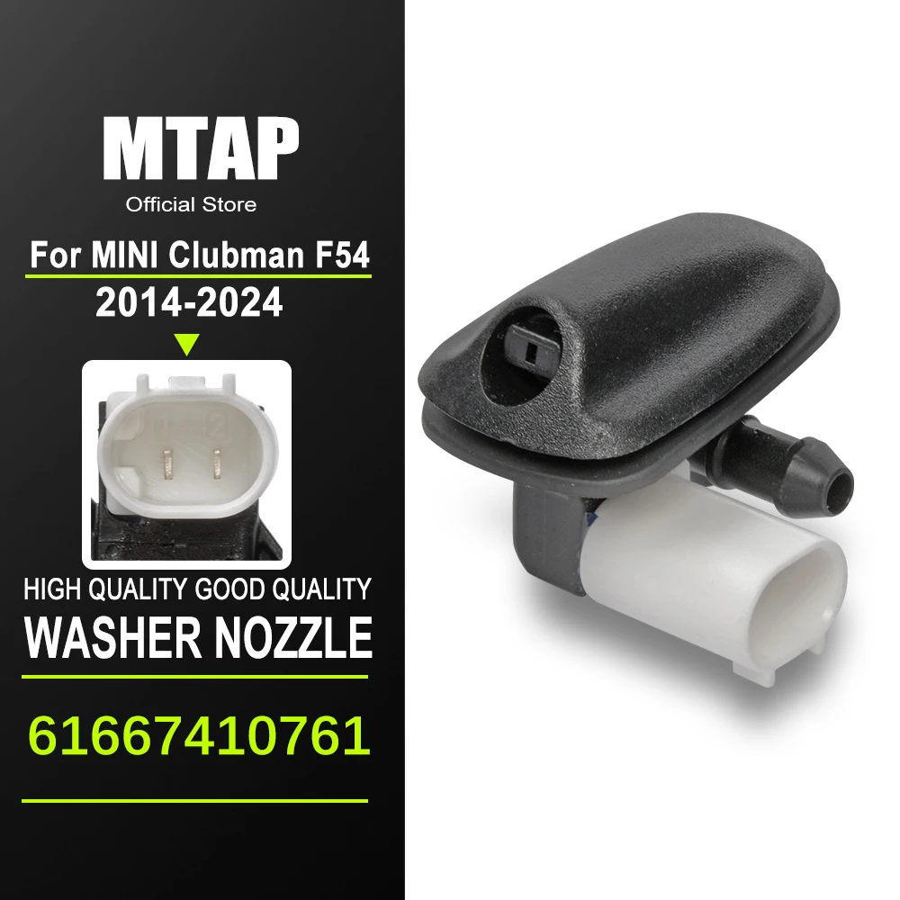 

Car Windshield Washer Nozzle Jet For MINI Clubman F54/F54 LCI 2014-2024 61667410761 With Heating Windscreen Washer Sprayer