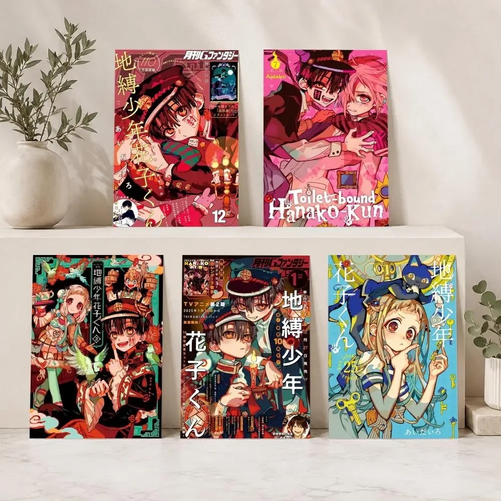 T-Toilet-Bound Hanako-kun Anime Painting Calligraphy Modern Canvas Wall Art for Bedroom & Living Room | Home Decor Gift