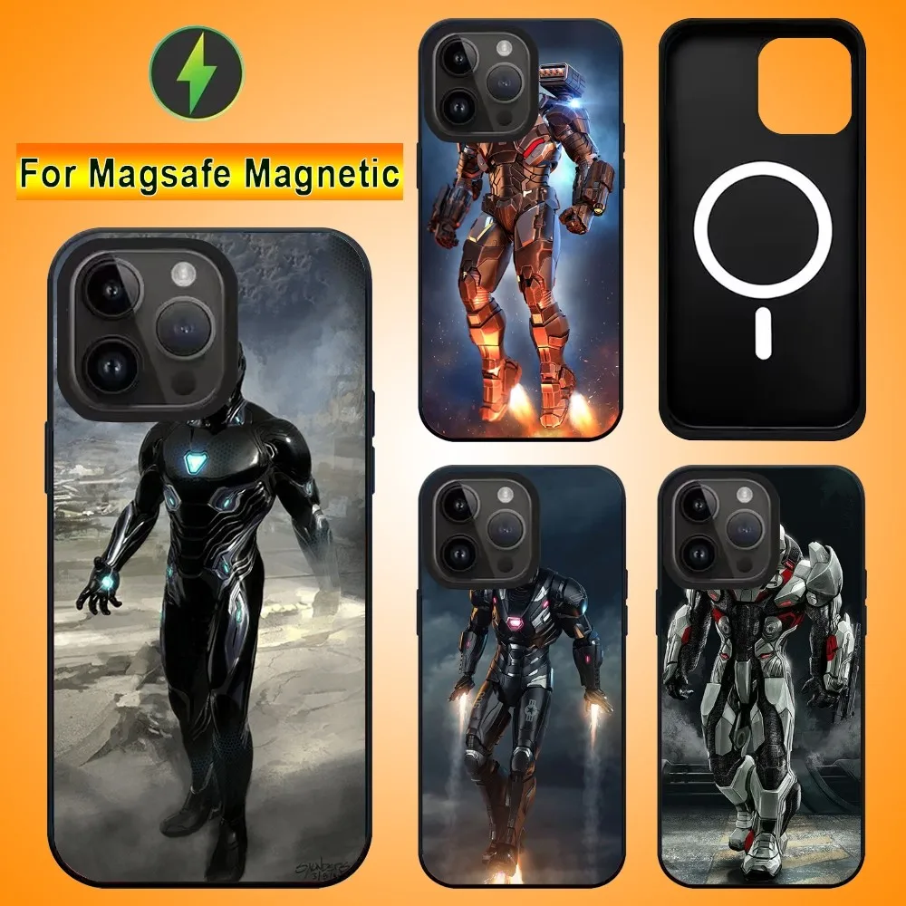 War M-Machine Phone Case For IPhone 15 14 13 Pro Max 11 12 Mini Alex Mirror For Magsafe Wireless Charging Cover