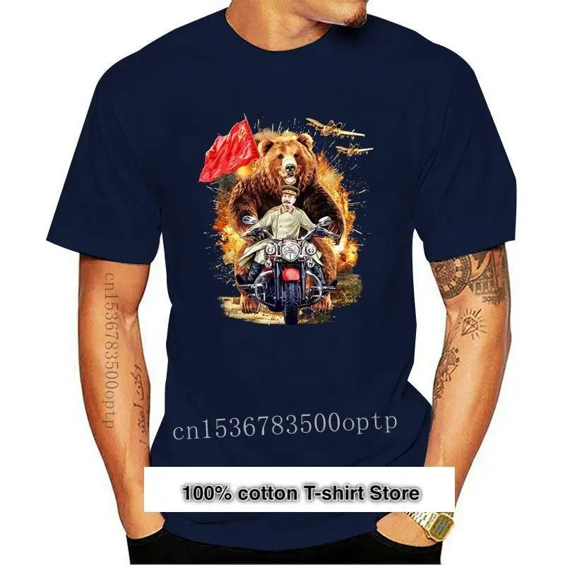 Camiseta de alta calidad para hombres, camisa masculina de batalla épica, Grizzly Bear y sosif de la Guerra de los años 2024