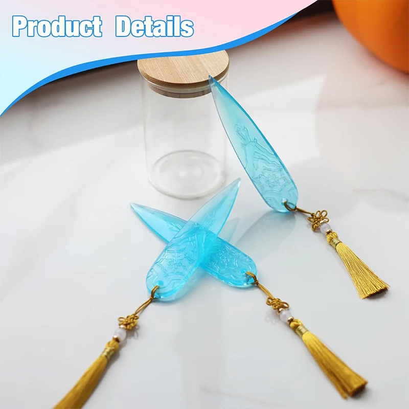 3pcs/set KPop Demon Hunters Zoey Translucent Dagger Dart Weapons Cosplay Prop Halloween Carnival Party Roleplay Accessories Gift image 5