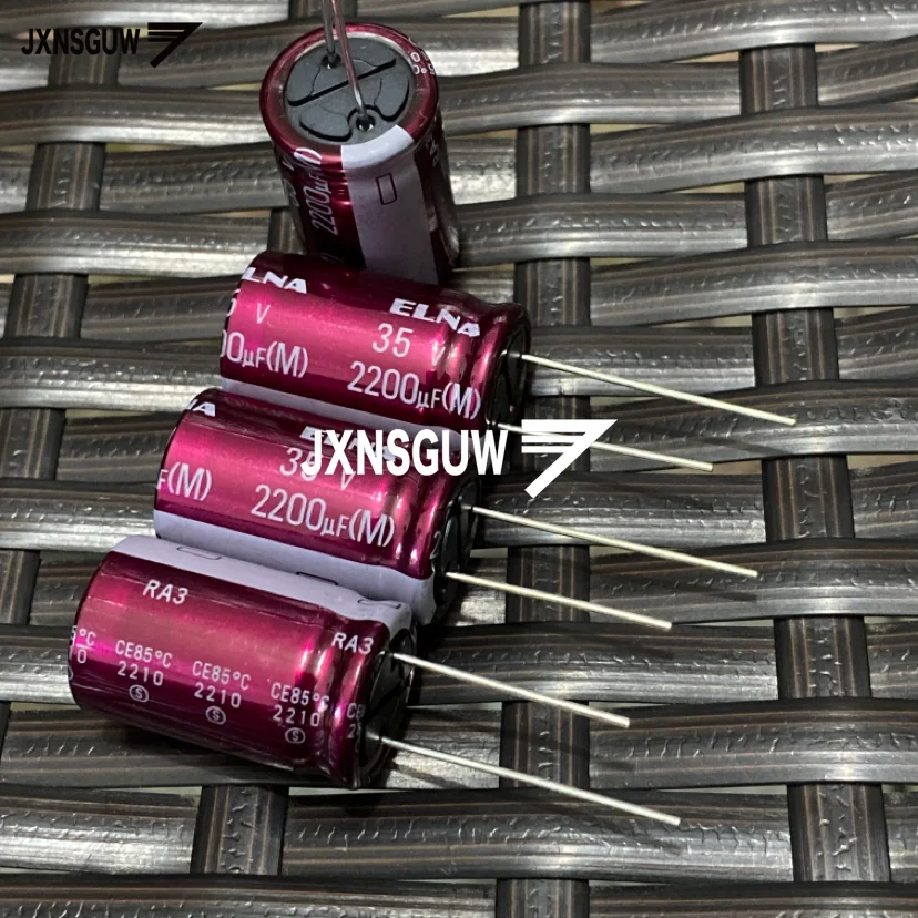 

10PCS NEW ELNA RA3 25V3300UF 16X25MM 3300UF 25V RED Purple Red Robe Audio Aluminum Electrolytic Capacitor 85 degrees 3300uF/25V