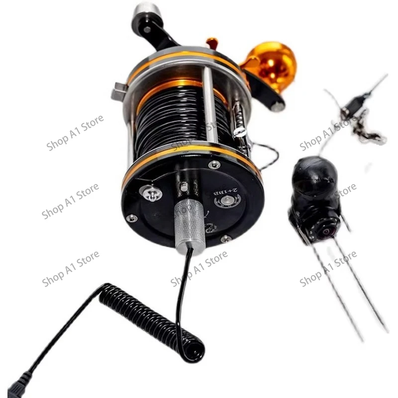 Visual anchor fish finder, high definition underwater fish finder camera, visual main line high definition display