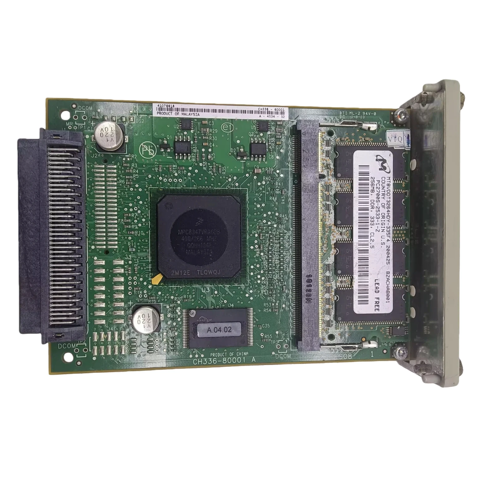 GL2 Card Formatter Board With Memory Card CH336-67001 CH336-60001 Fits For HP Designjet 510
