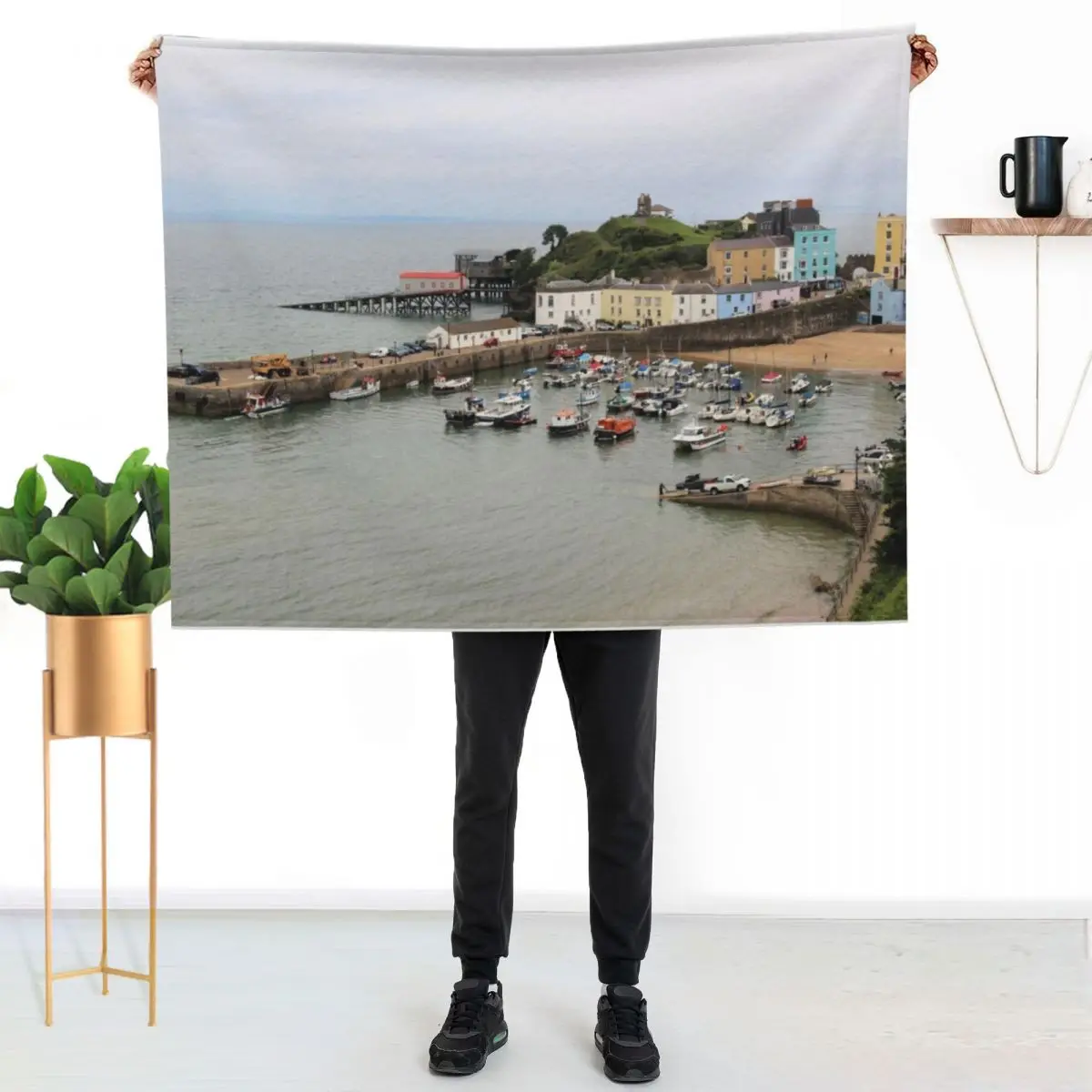

10-B Throw Blanket Warm Comfortable Blanket for Office Napping