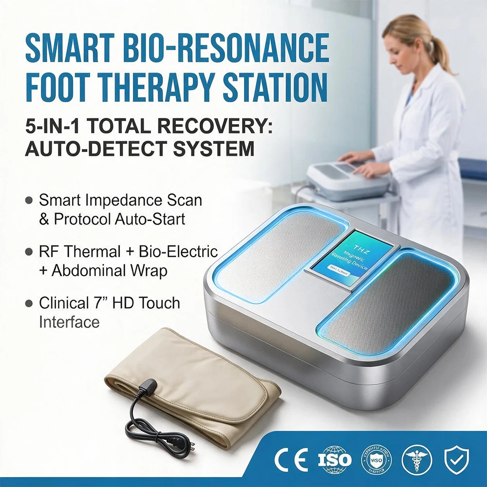 Factory Terahertz Energy Foot Massager, Bio Terra Foot Terahertz Therapy Device for Sleep Improvement & Detoxification