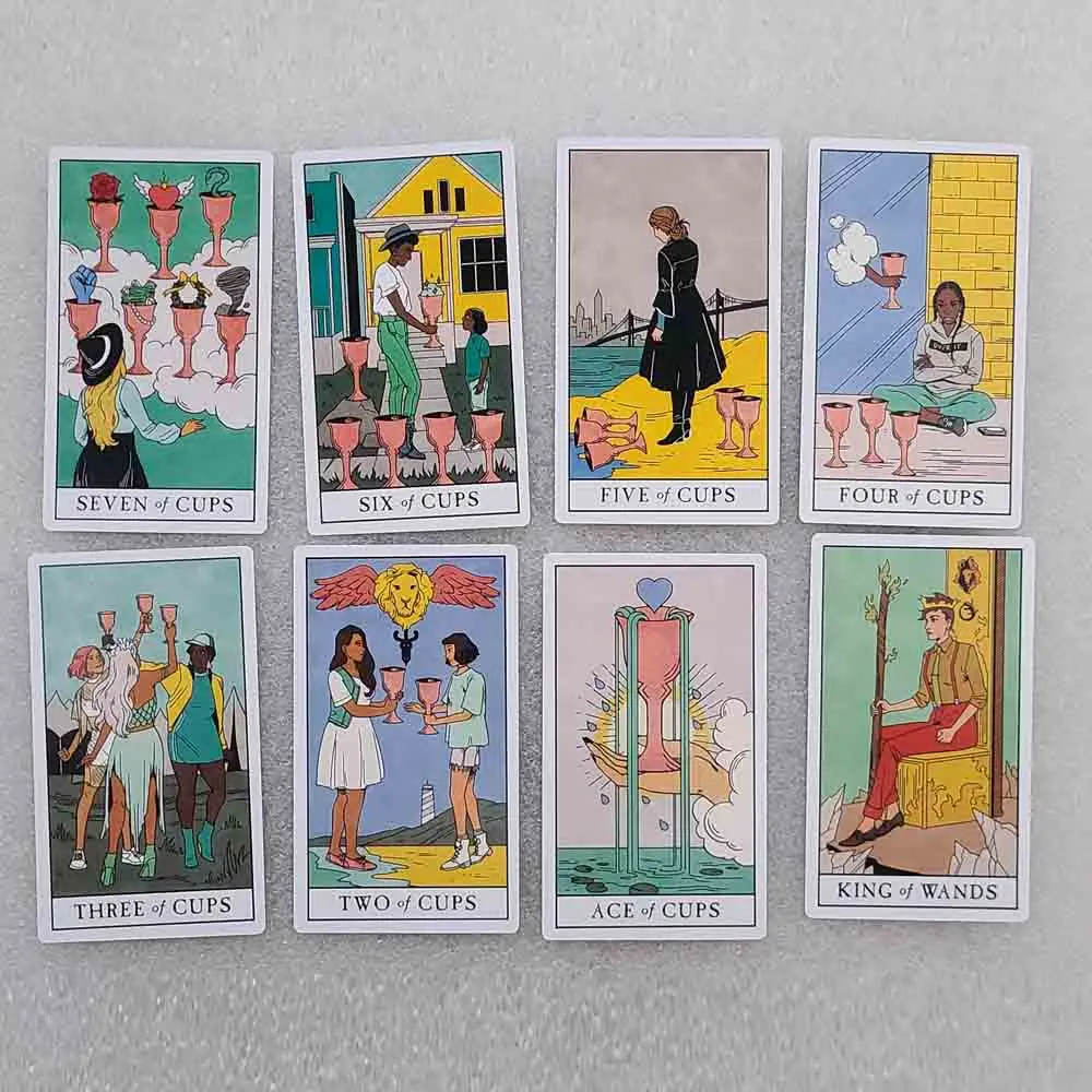 12x7 cm Modern Witch Tarot Card Game Paper Manual