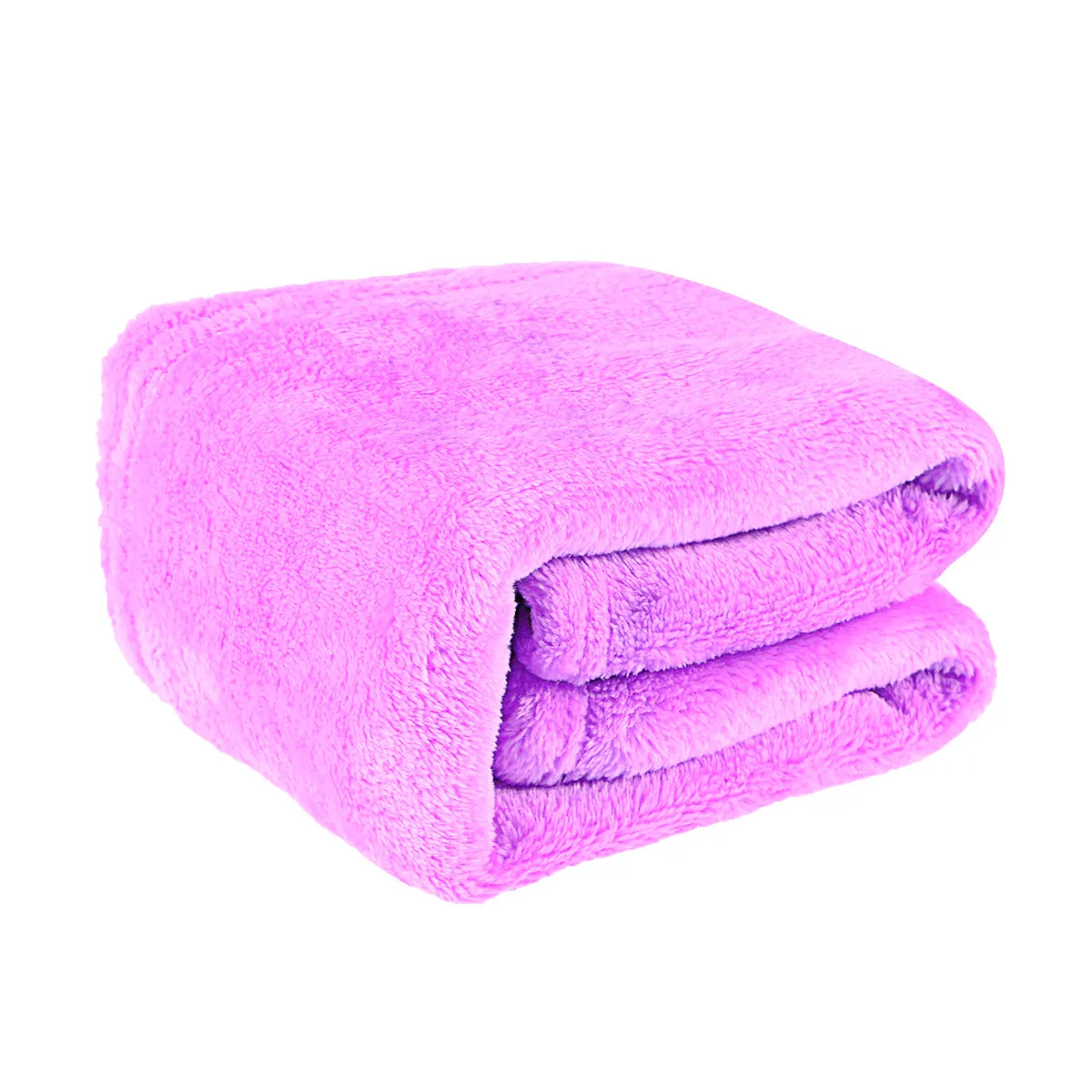 Flannel Pet Blanket Light Purple Super Comfy Extra Warm Lightweight Fleece Dog Cat Bed Cover Towel Solid Color Gift