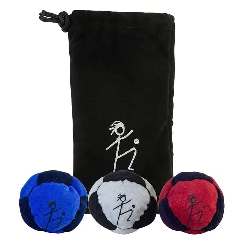 

DirtBag Hacky Sacks Ball,Assorted Hacky Sack Footbag Bulk Hand-Made Sand Filled for Adults, Juggling Balls for Party &Training