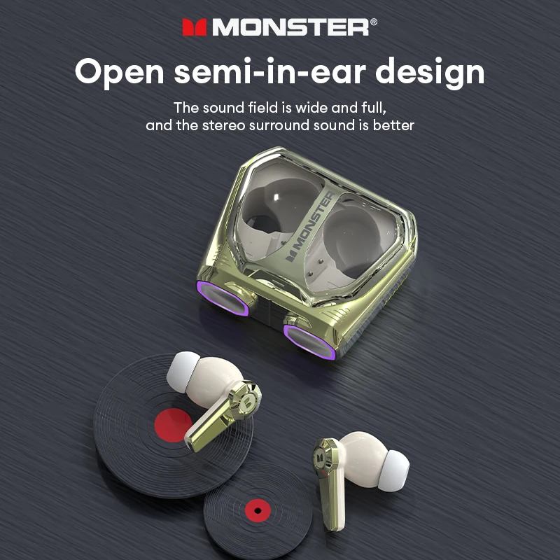 מפלצת הבחירה xkt32 אולטרה המתנה ארוכה המתנה אלחוטית Bluetooth 5.4 אוזניות hifi אודיו אוזניות hifi ספורט עמיד למים ספורט אוזניות חדשות