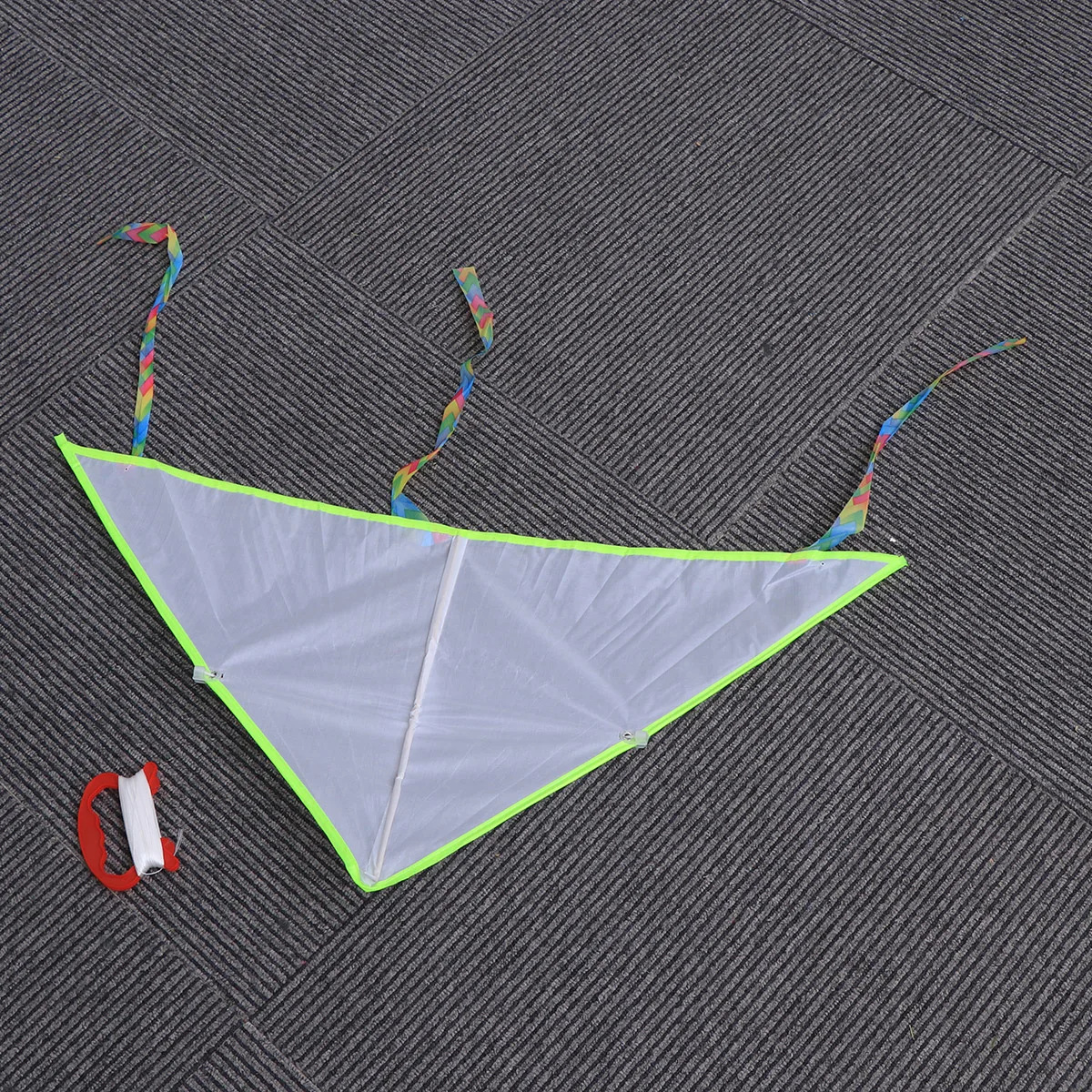 DIY Graffiti Schilderen Kite Flying Kite Outdoor Speelgoed voor Kinderen Kinderen (Lege Driehoek 75x75 cm/50 m Middenlijn Plaat)